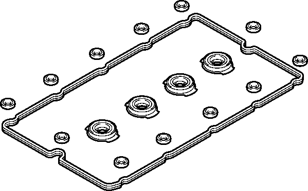 Jeu de joints d'étanchéité, couvercle de culasse