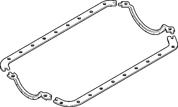 Jeu de joints d'étanchéité, carter d'huile