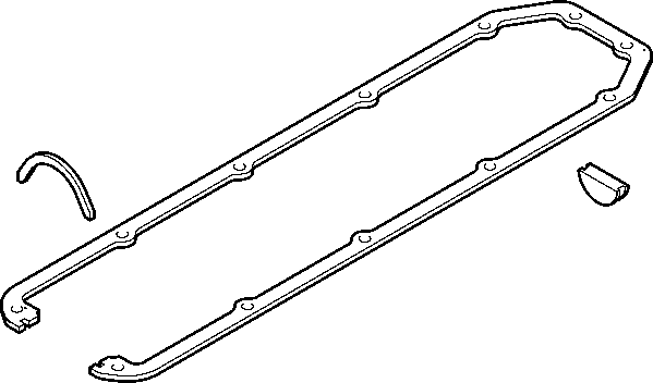 Jeu de joints d'étanchéité, couvercle de culasse