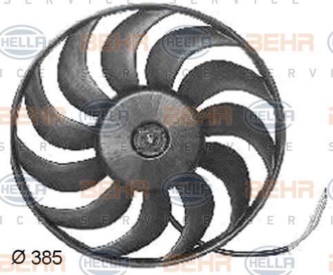 Ventilateur, refroidissement du moteur