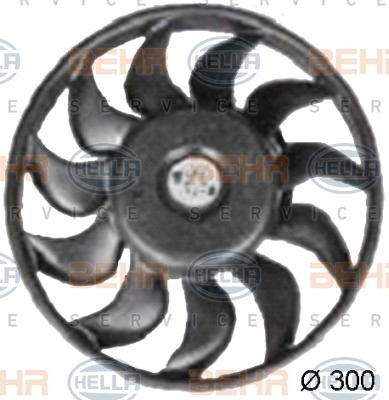 Ventilateur, refroidissement du moteur