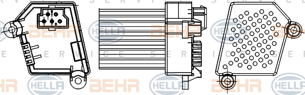 Régulateur, pulseur d'air habitacle