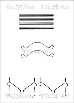 Kit d'accessoires, plaquette de frein à disque