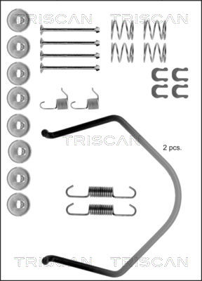 Kit d'accessoires, mâchoire de frein