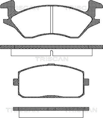 Kit de plaquettes de frein, frein à disque