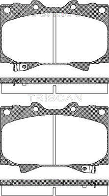 Kit de plaquettes de frein, frein à disque