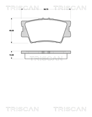 Kit de plaquettes de frein, frein à disque