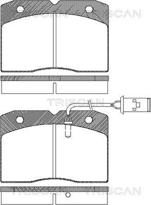 Kit de plaquettes de frein, frein à disque