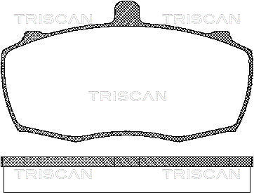 Kit de plaquettes de frein, frein à disque