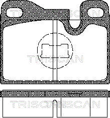 Kit de plaquettes de frein, frein à disque