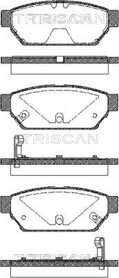 Kit de plaquettes de frein, frein à disque