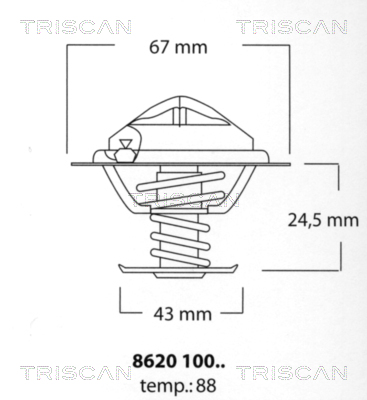 Thermostat d'eau