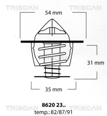 Thermostat d'eau