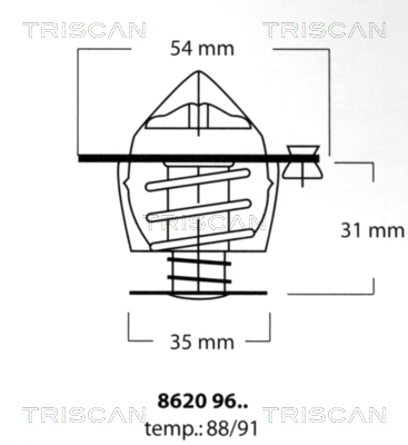 Thermostat d'eau