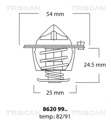 Thermostat d'eau