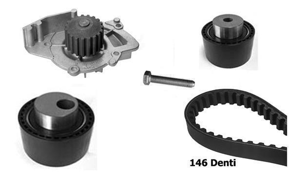 Pompe à eau + kit de courroie de distribution