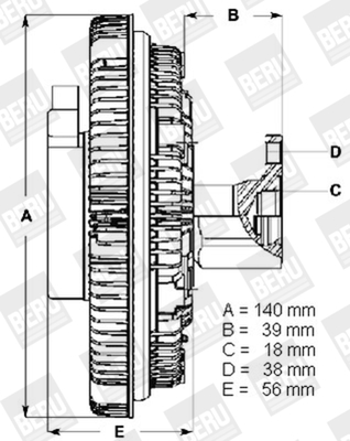 Embrayage, ventilateur de radiateur