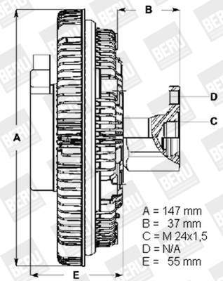 Embrayage, ventilateur de radiateur