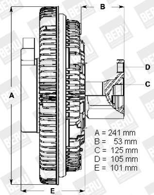 Embrayage, ventilateur de radiateur