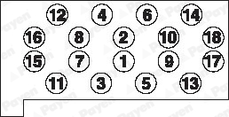 Jeu de boulons de culasse de cylindre