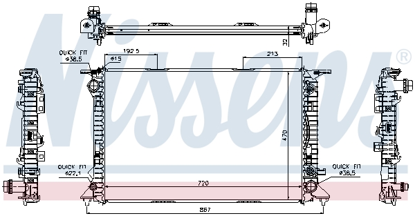 Radiateur, refroidissement du moteur