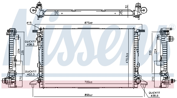 Radiateur, refroidissement du moteur