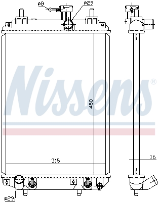 Radiateur, refroidissement du moteur