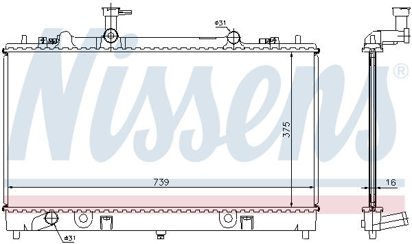 Radiateur, refroidissement du moteur