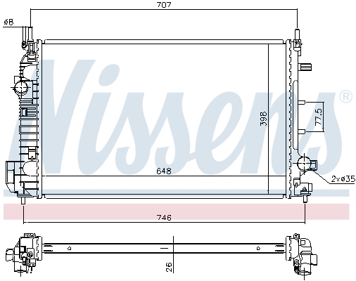 Radiateur, refroidissement du moteur