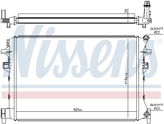 Radiateur, refroidissement du moteur