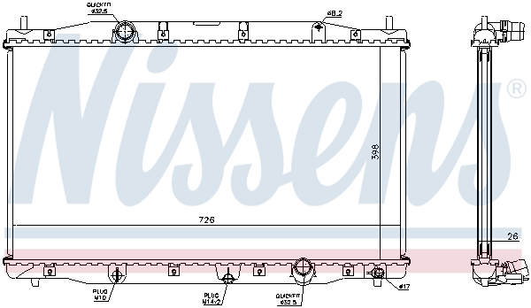 Radiateur, refroidissement du moteur