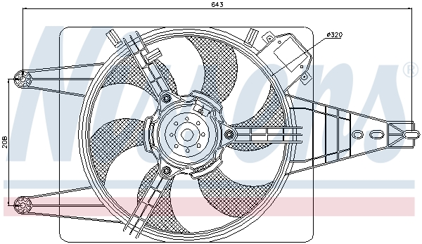 Ventilateur, refroidissement du moteur