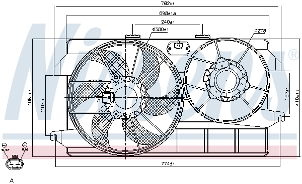 Ventilateur, refroidissement du moteur