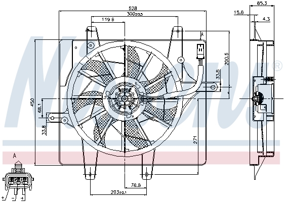 Ventilateur, refroidissement du moteur