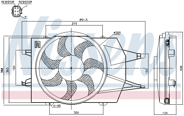 Ventilateur, refroidissement du moteur