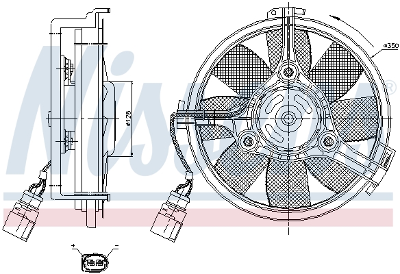 Ventilateur, refroidissement du moteur