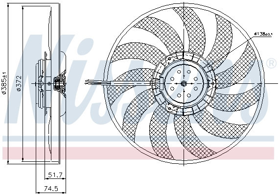 Ventilateur, refroidissement du moteur