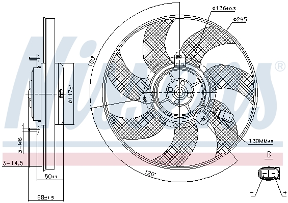 Ventilateur, refroidissement du moteur