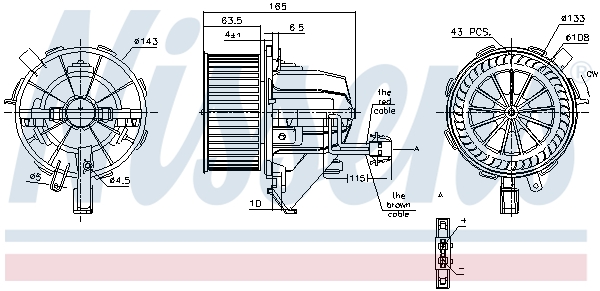 Moteur électrique, pulseur d'air habitacle