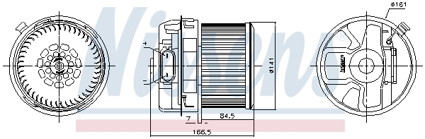 Moteur électrique, pulseur d'air habitacle