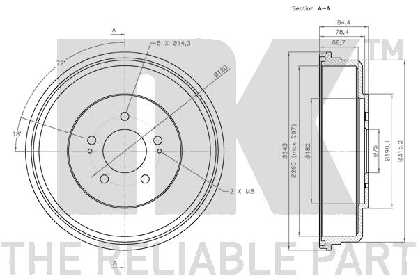 Tambour de frein