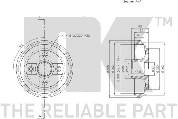 Tambour de frein