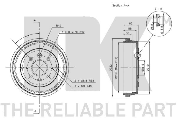 Tambour de frein