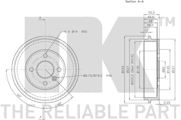 Tambour de frein