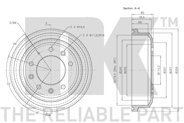 Tambour de frein