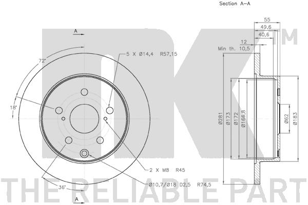 Disque de frein