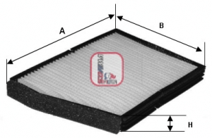 Filtre, air de l'habitacle