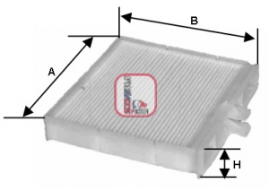 Filtre, air de l'habitacle