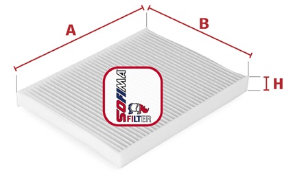 Filtre, air de l'habitacle