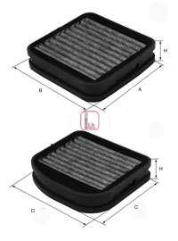 Filtre, air de l'habitacle